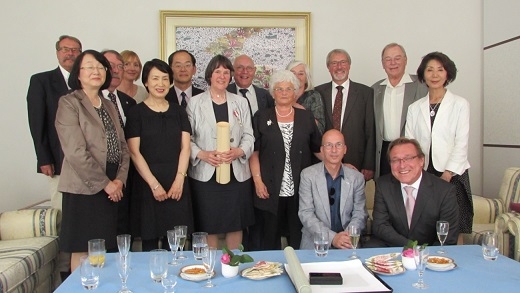 Verleihungszeremonie (Frau Sibylle Rausche: Dritte von rechts in der ersten Reihe)